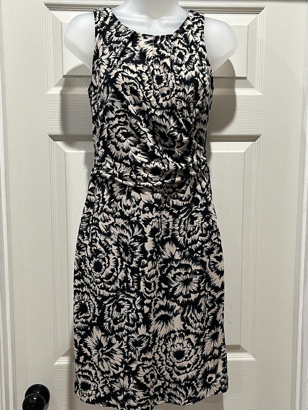 Ann Taylor Loft Sleeveless Dress Size XS Side Tucked